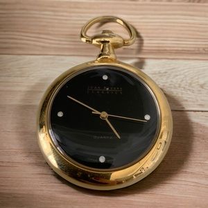 Vintage JOAN RIVERS Classics Collection Gold Tone Watch Unisex Pendent Necklace